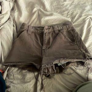 Pacsun brown jean shorts, size 24